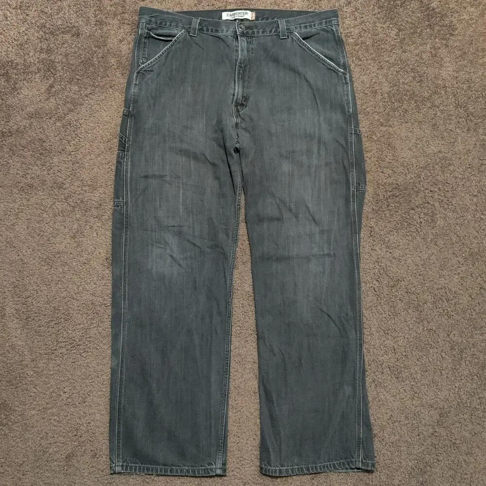 Vintage Levis Jeans Mens 40 x 31 Black Y2k Loose Baggy‎ Carpenter Denim Skater